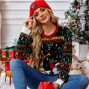 Guitar Santa Claus Christmas Ugly Sweater