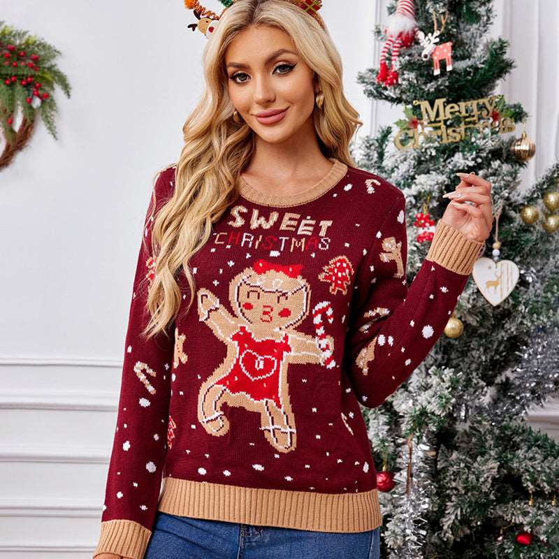 Funny Gingerbread Ugly Christmas Sweater