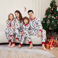 Christmas Tree & Deer Pattern Family Matching Pajamas