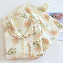 Women's Floral Print Cotton Short Sleeve Sleepwear