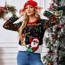 Guitar Santa Claus Christmas Ugly Sweater