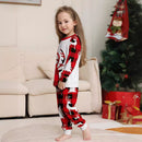 Red Christmas Deer With Tree Family Matching Pajamas