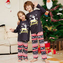 Jumping Deer In The Snowflake Family Matching Pajama