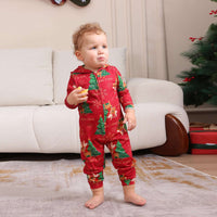 Red Christmas Pajamas For Kids