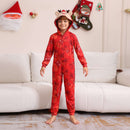 Red Christmas Deer Family Matching Jumpsuit