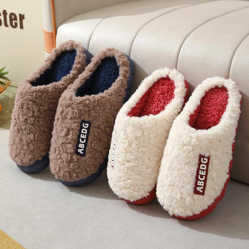 Men & Women Fuzzy Cotton Warm Slippers