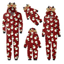 Snowman Cute Christmas Family Matching Jumpsuit With Hood