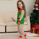 Elf Striped Christmas Family Matching Outfit Set