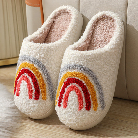 Womens & Mens Winter Fluffy Warm House Slippers