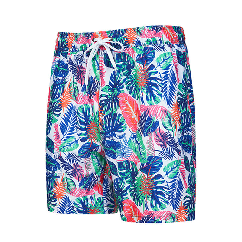 Men's Hawaiian Flower Beach Shorts
