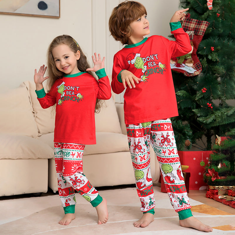 Christmas Family Grinch Pajamas Outfit