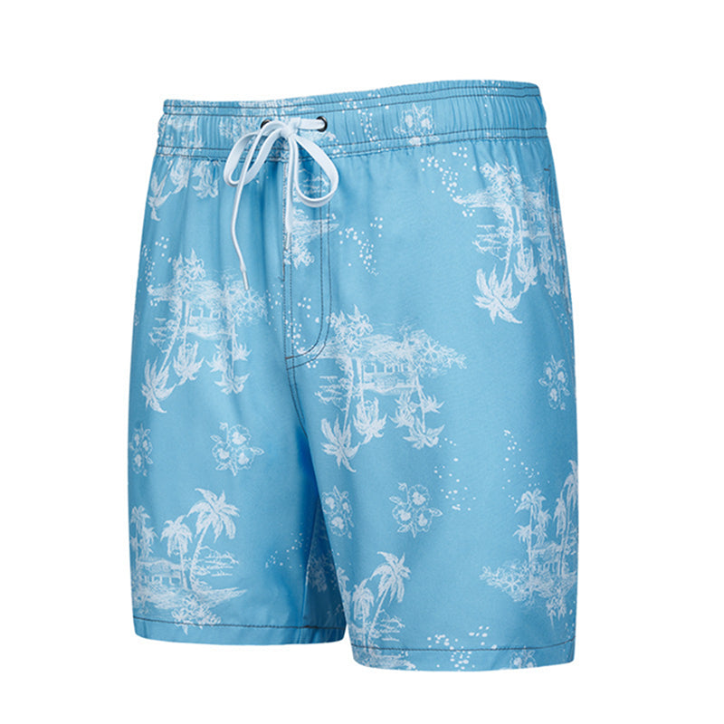 Men's Hawaiian Flower Beach Shorts