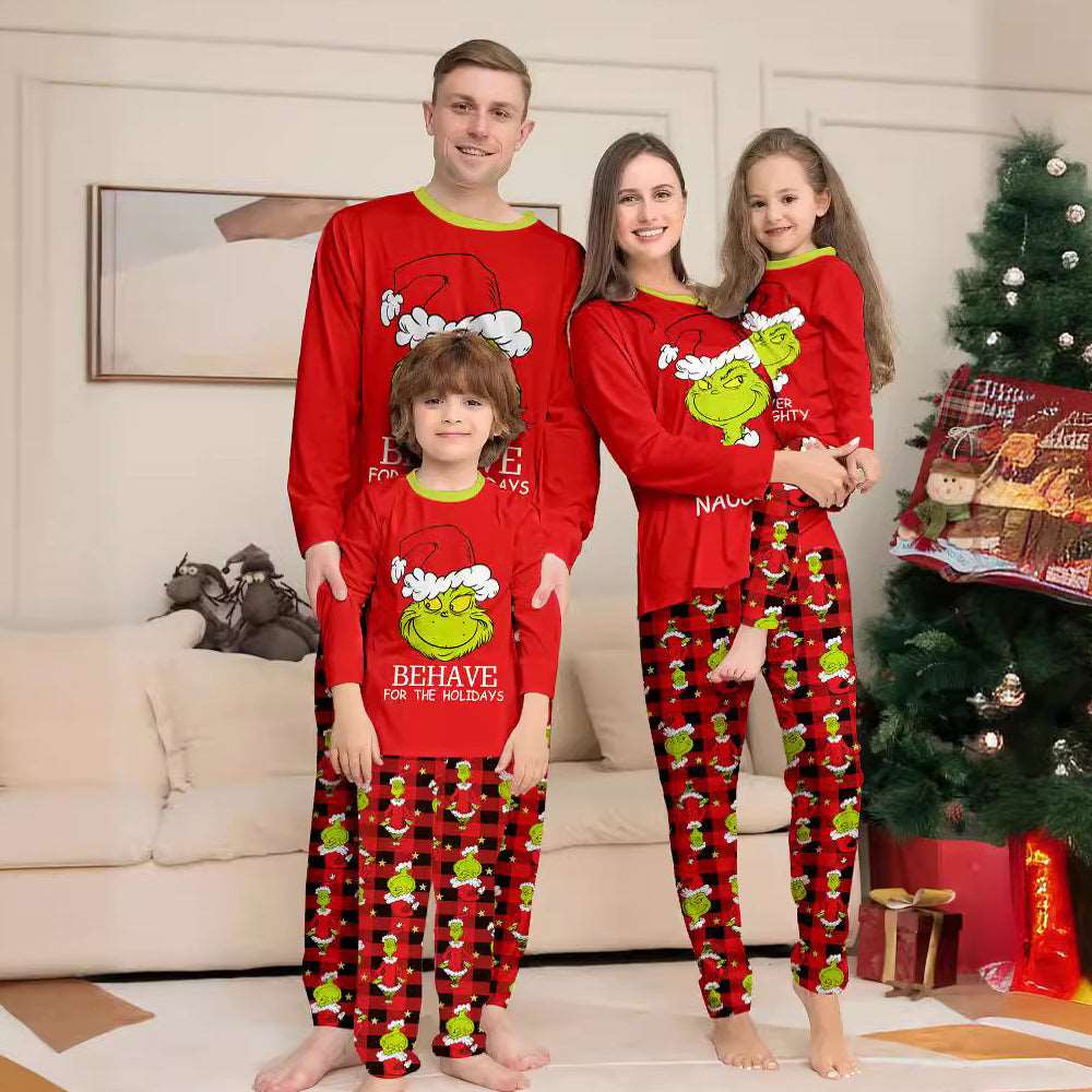 Happy Holidays Grinch Family Sleepwear