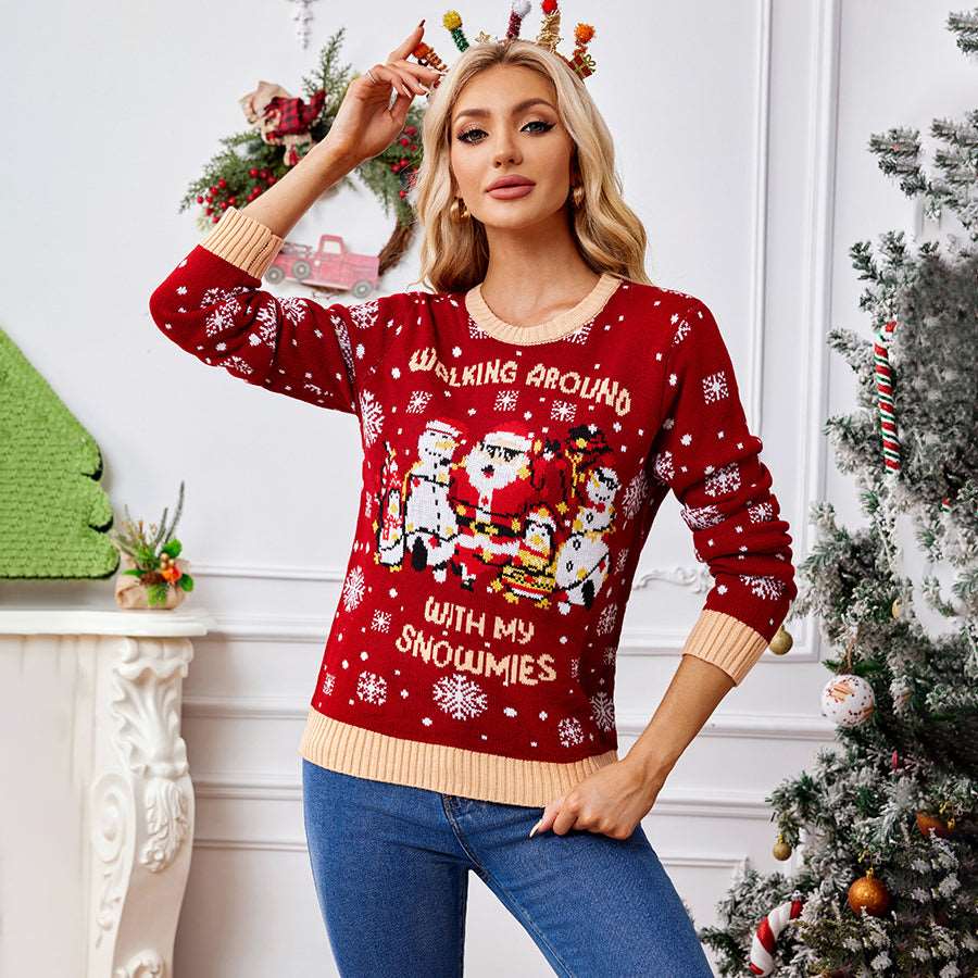 Red Christmas Santa Ugly Sweaters