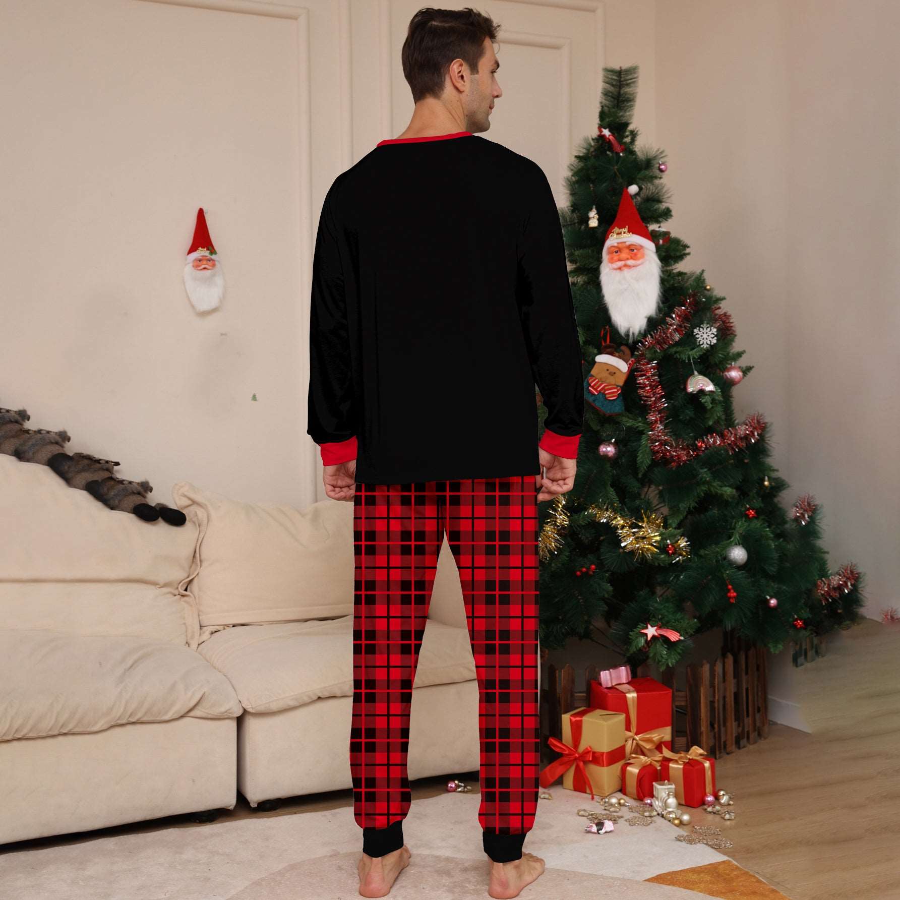 Red & Black Checkered Pajamas