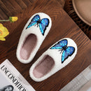 Women's Butterfly Fuzzy Plush Slippers