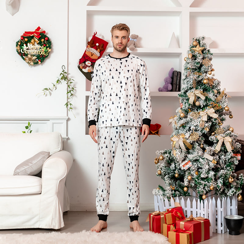Christmas Tree Family Matching Pajamas Set