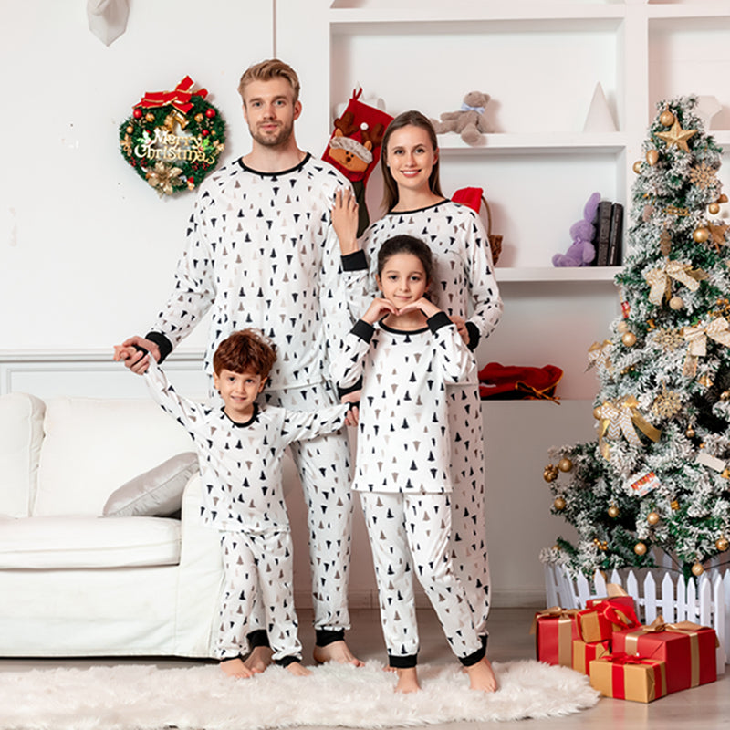 Christmas Tree Family Matching Pajamas Set