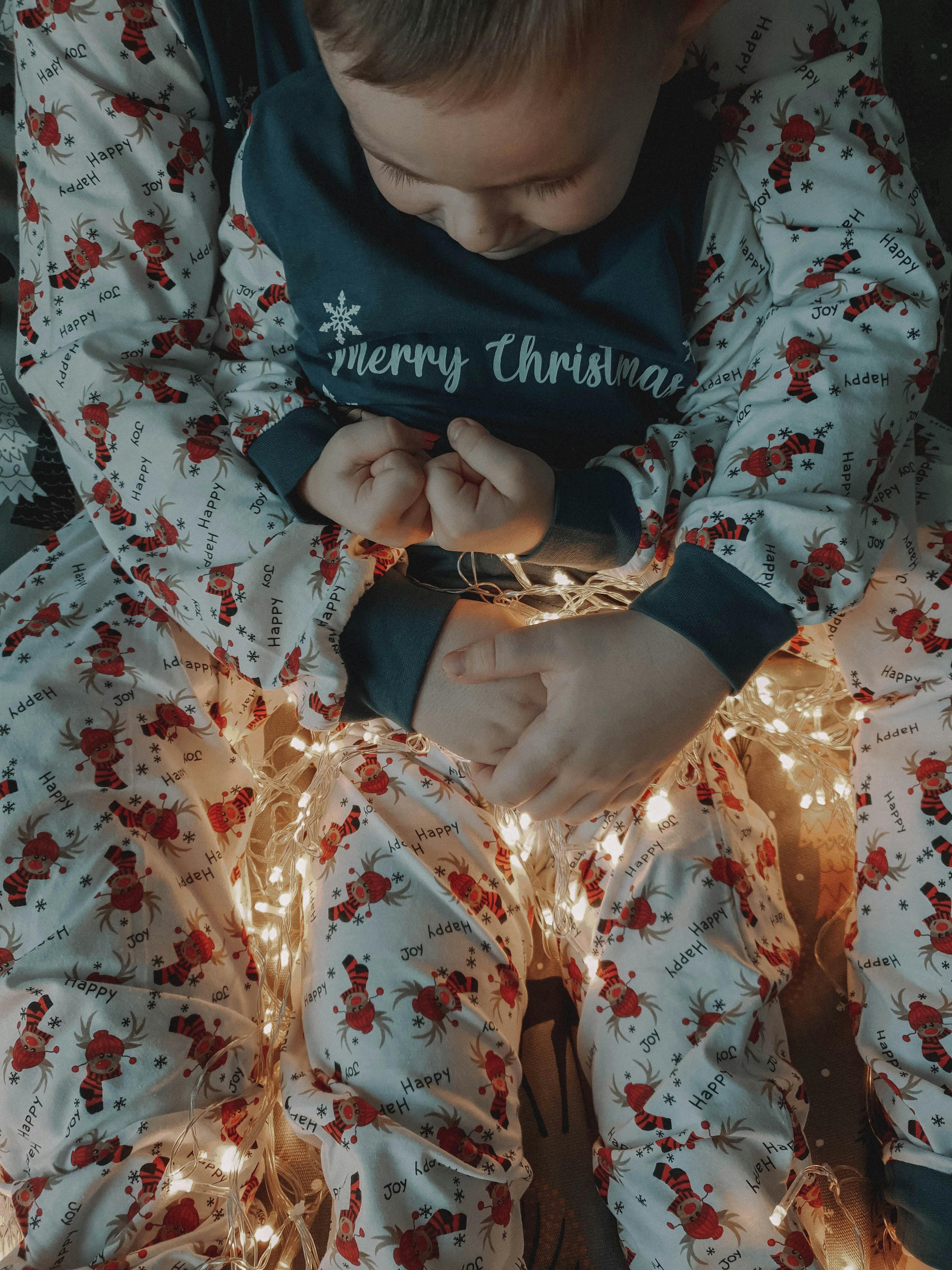 Merry christmas pajamas for toddlers and babies