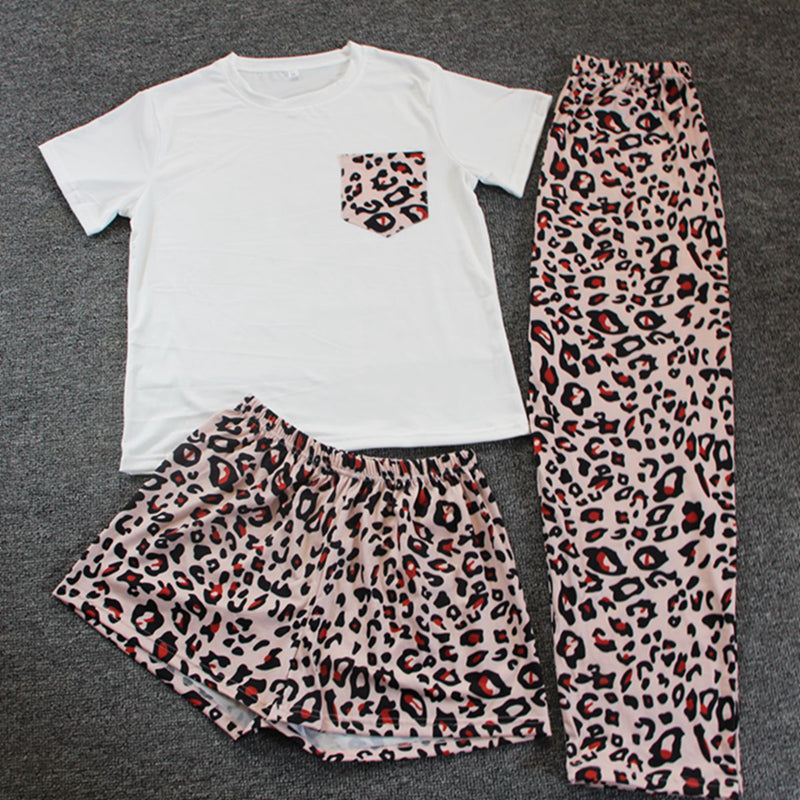Women's Leopard Pajamas Set
