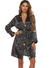 Women's Floral Satin Robes