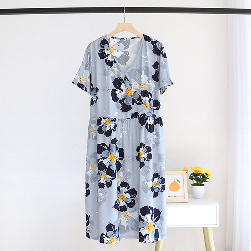 Women's Cotton Printed Nightgown