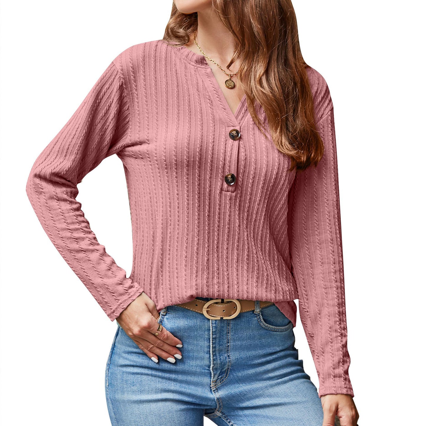 Women Knitted Autumn Loose Blouse