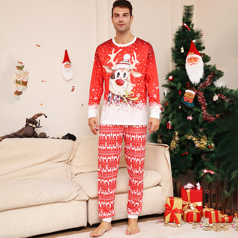 Christmas Deer Holiday Family Matching Pajamas