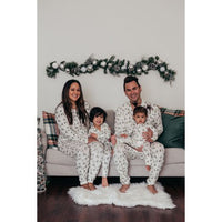 Christmas Tree White Family Matching Pajamas Set