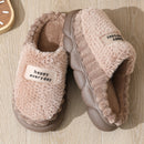 Mens Fuzzy Cotton Warm Slippers