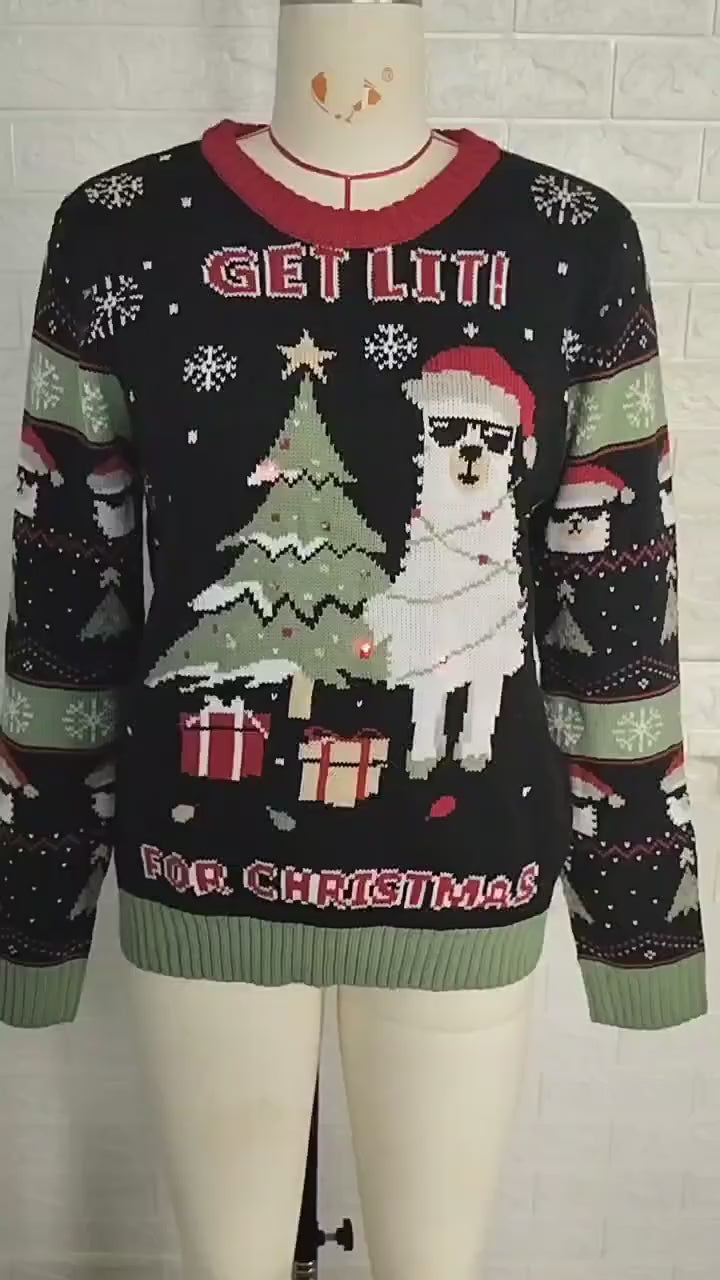 video of Knitted Black Ugly Sweaters in Canada & USA 